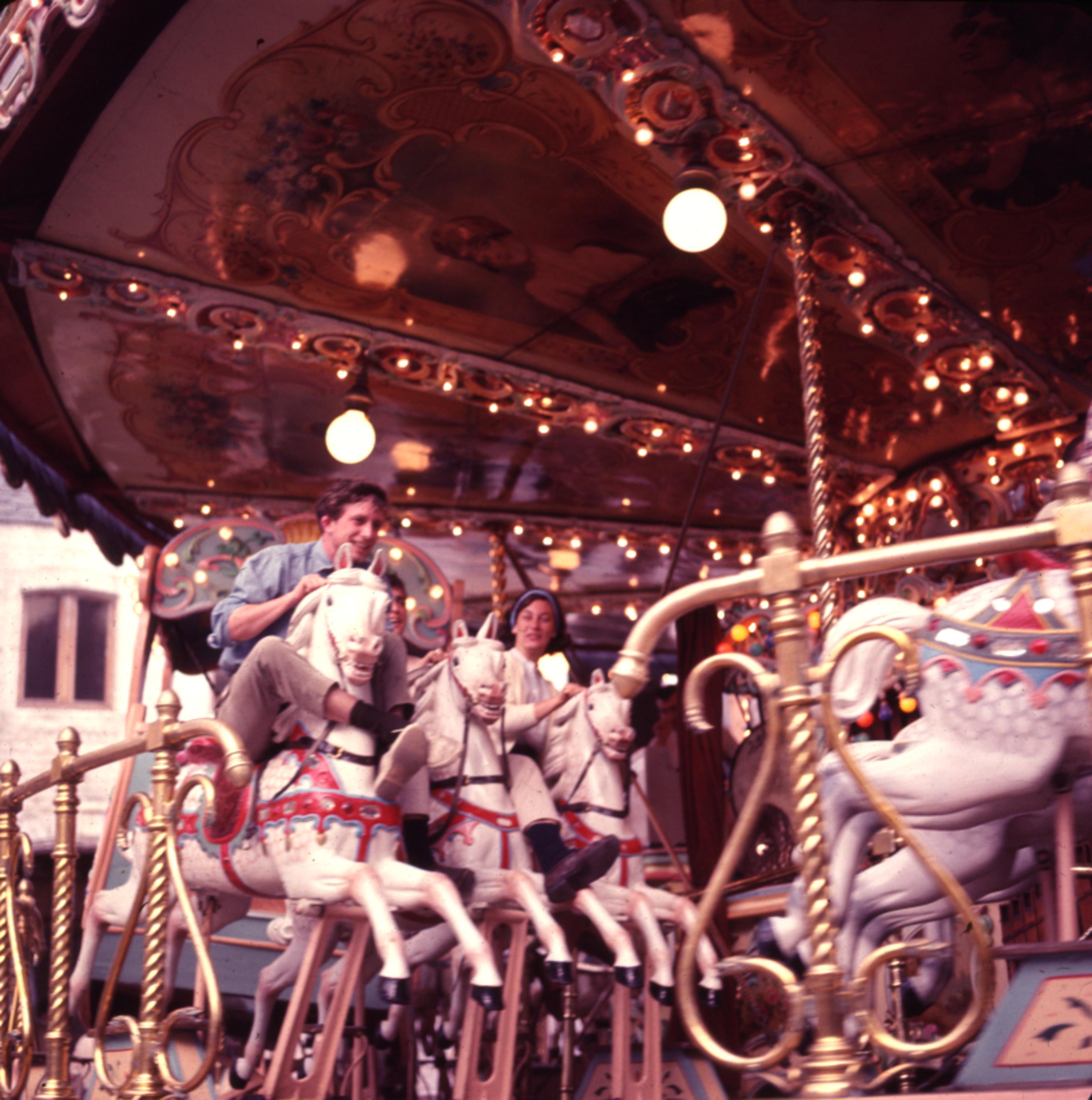 Belgian Village Carousel Horses] | Queens Public Library Digital